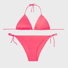 Bikini Set 1 Set Pink Colour / Bikini Bra Pantie Set For Girls And Women / Swim Bikini Dress For Ladies